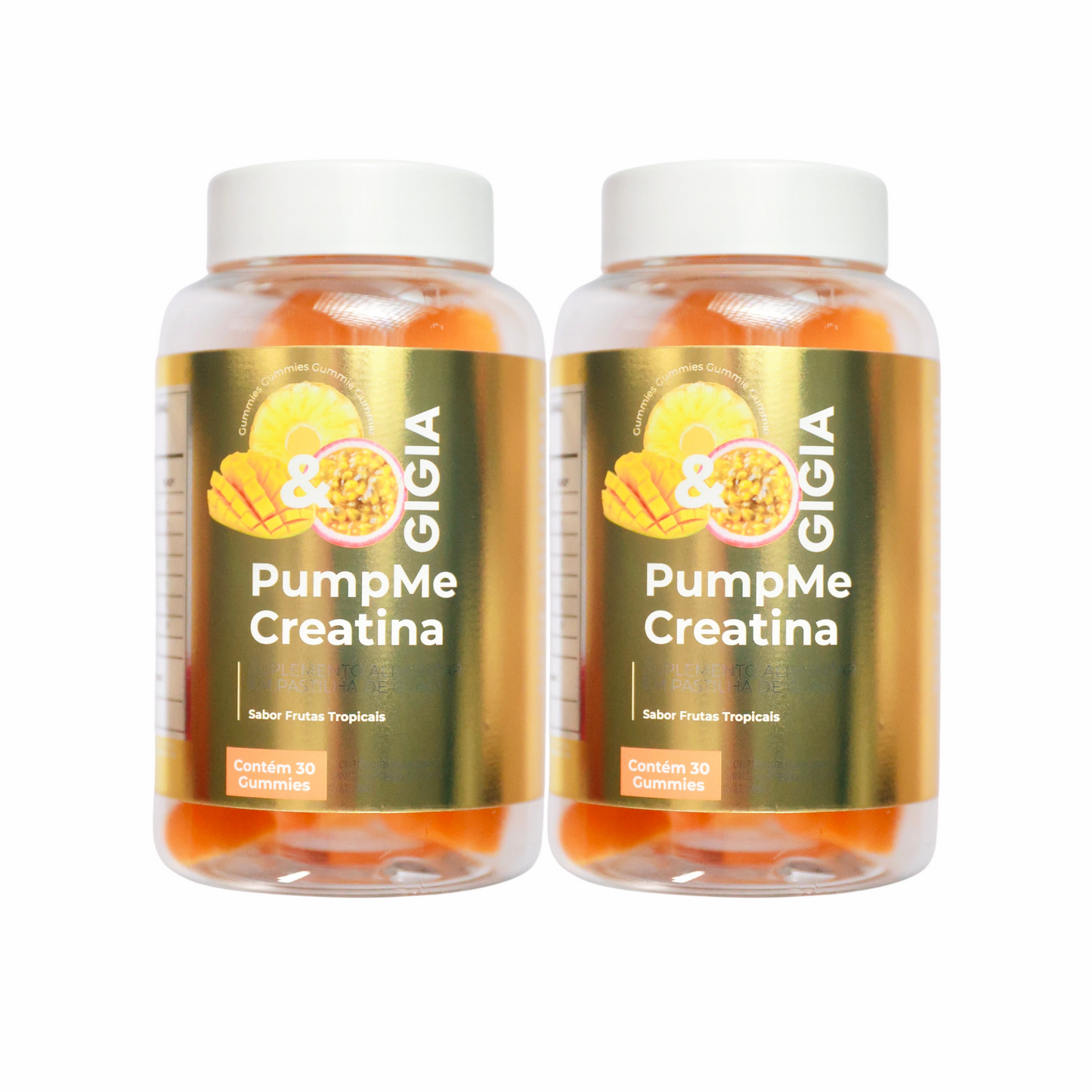 Creatina Frutas Tropicais - Pump It! Dose 30 dias 3g por dose
