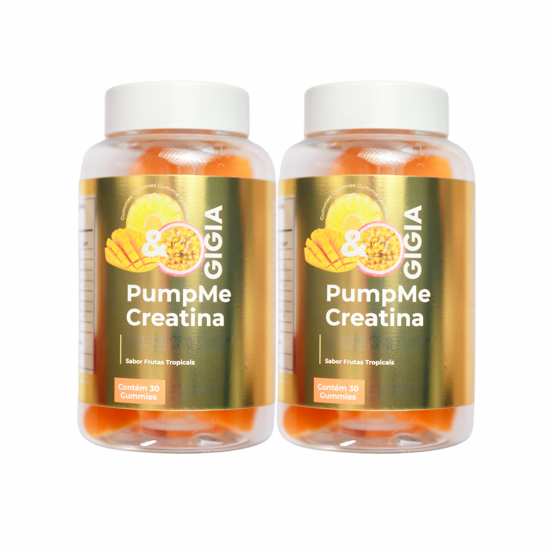Creatina Frutas Tropicais - Pump It! Dose 30 dias 3g por dose