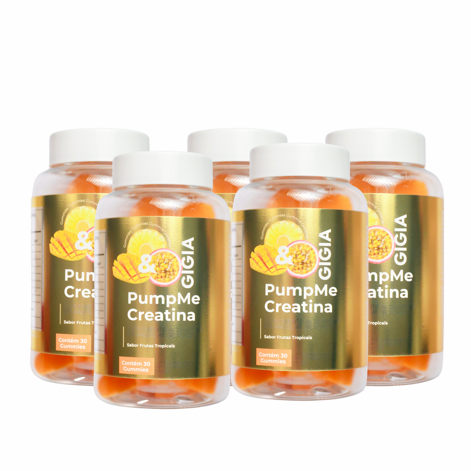 Creatina Frutas Tropicais - Pump It! Dose 30 dias 3g por dose