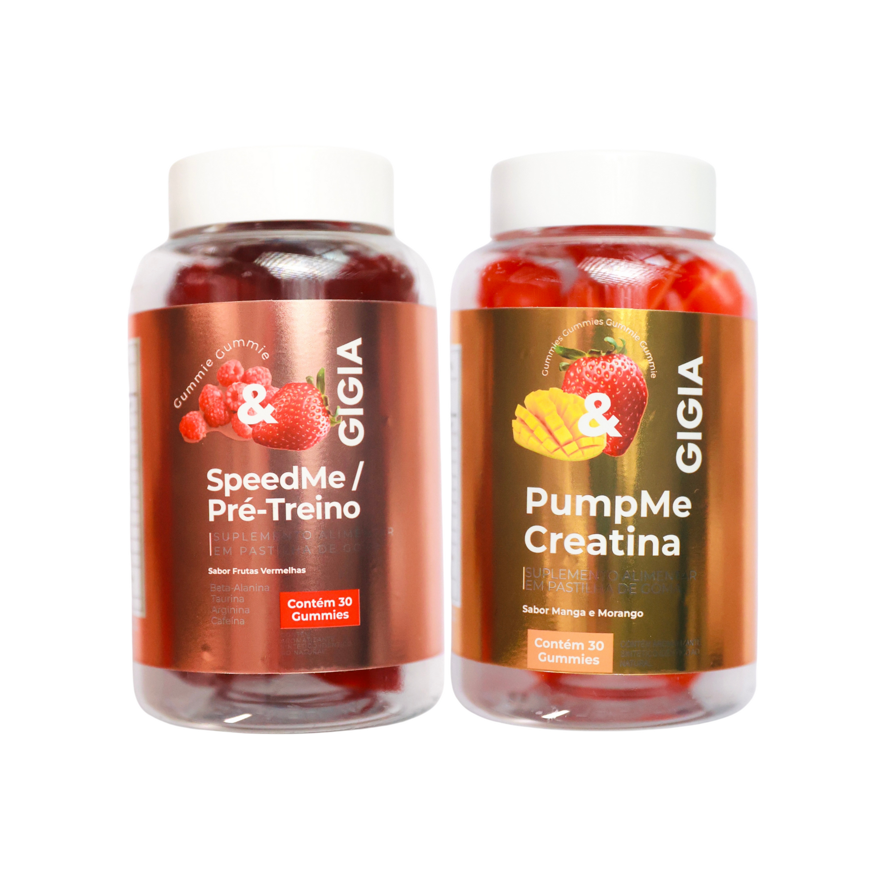 Creatina Morango e Manga - Pump It! Dose 30 dias 3g por dose