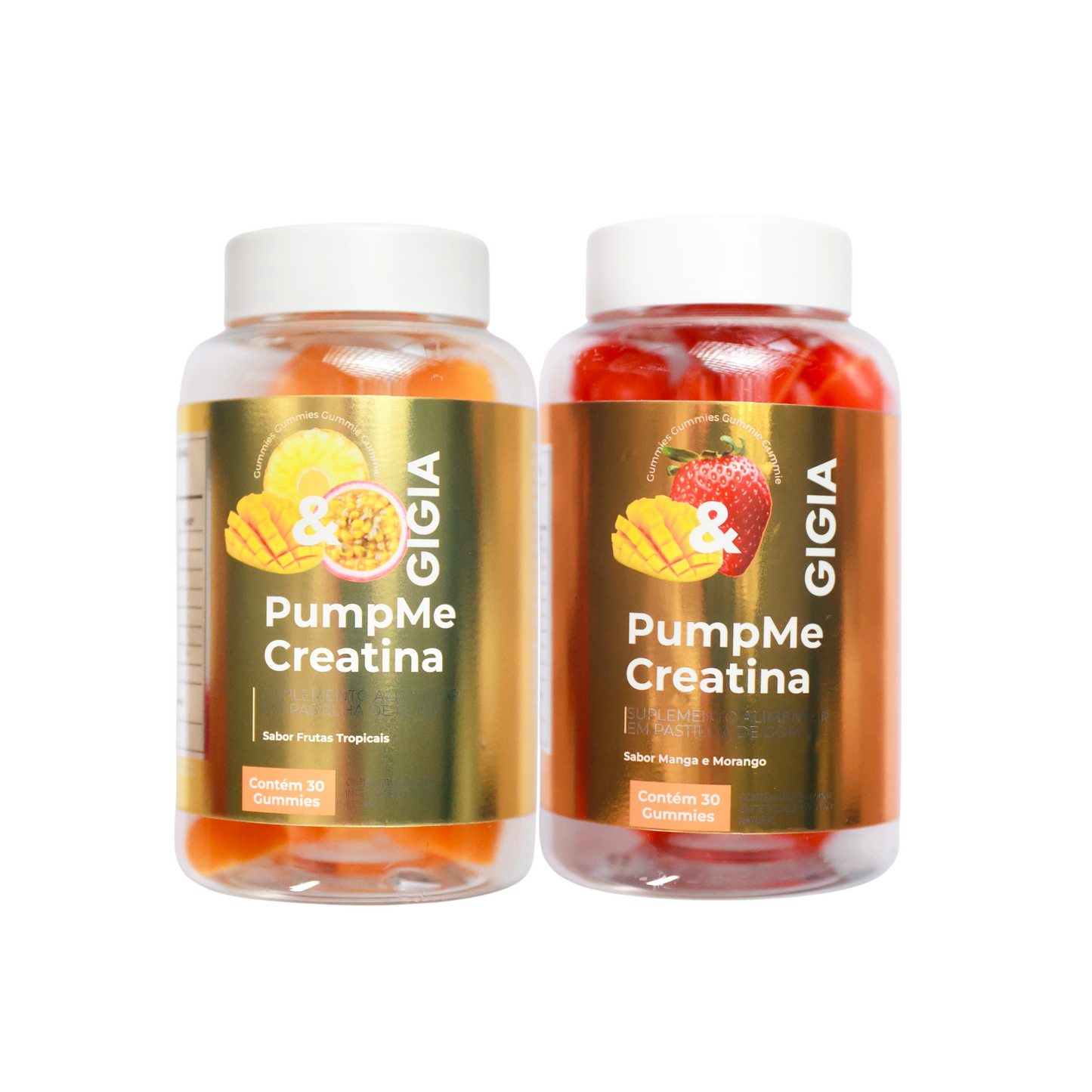 Creatina Frutas Tropicais - Pump It! Dose 30 dias 3g por dose